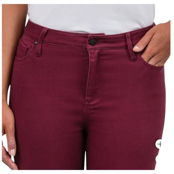 NEW United Colors of Benetton 5-pocket Skinny Pant | Red - Picture 5 of 8